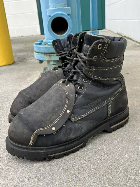 DAKOTA 8” WORK Boots 8514 Steel Toe & Plate Metaguard Waterproof 12W US ...