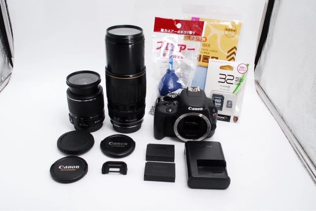 EOS Kiss X7 ダブルズームキット + レンズフード Canon KISS x7 ダブル