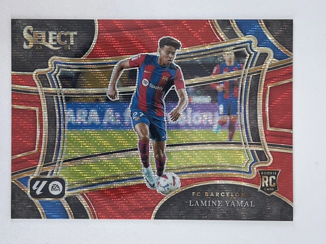 LAMINE YAMAL 2023-24 Select La Liga Field Level Rookie Red Wave /65