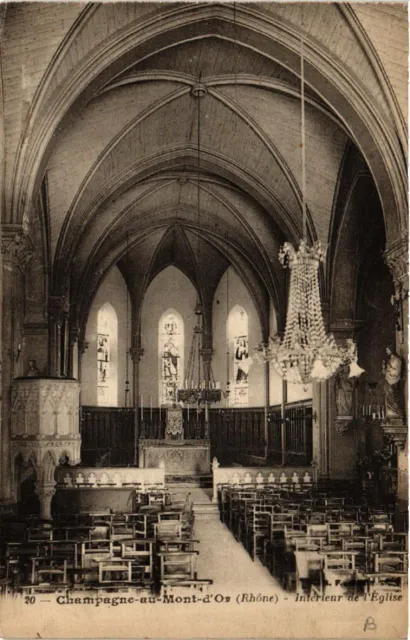 CPA AK CHAMPAGNE-au-MONT-OR - Church Interior (450565)