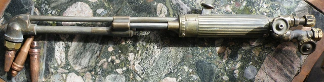 Vintage Oxweld C-57-R Cutting Torch  "The Railroad Service Company" UNTESTED