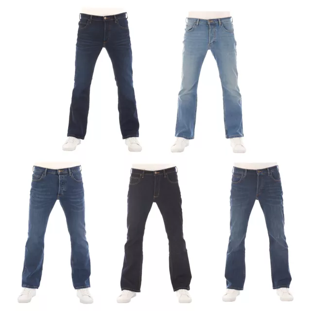 Lee Jeans Homme Pantalon Denver Bootcut Denim Stretch Coton Neuf