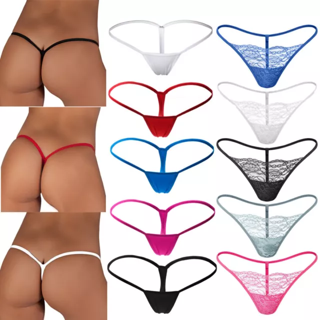 Womens Ladies Mini G-String Micro Thong Sexy Underwear Lingerie Knickers Panties