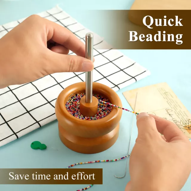 Electric Bead Spinner Fast Beading Clay Bead Spinner DIY Craft Jewelry  Bracelet♵