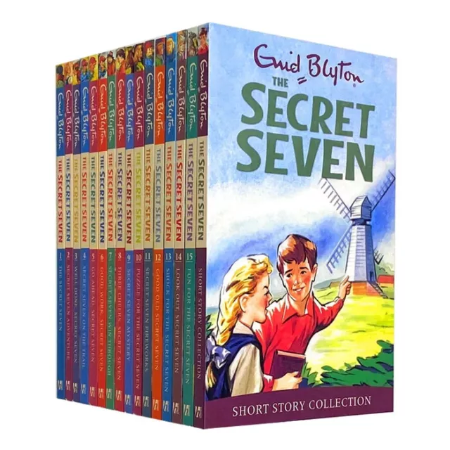 Enid Blyton Secret Seven Definitive Complete 16 Books Collection Set  Good Work