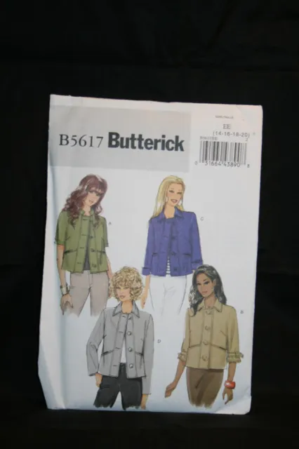Butterick Sewing Pattern B5617 - Misses Very Loose Fitting Jacket - Size 14-20