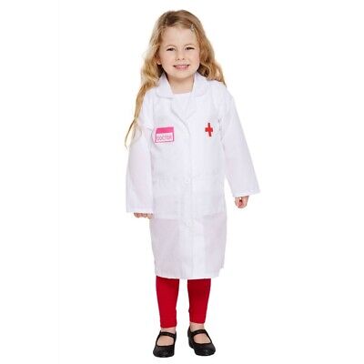 Dress Up Child Doctor Costume Medium 7-9 Years Kids Birthday Party Funny Outfit