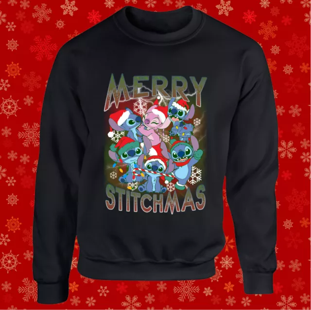 Merry stitchmas jumper hot sale