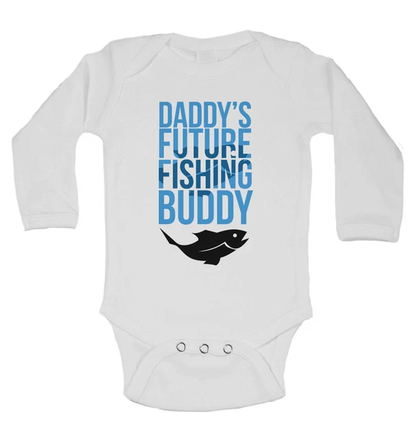 Daddy’s Future Pesca Buddy - Manica Lunga Bambino Body Body - Unisex