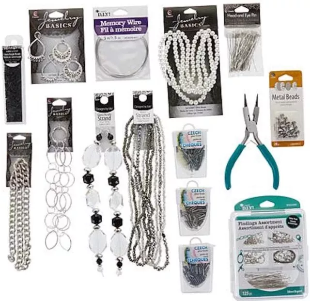 Kit artesanal de joyería de plata Cousins - conjunto grande