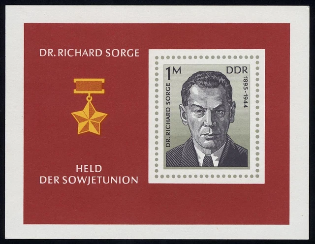 Block 44 Richard Sorge 1976, postfrisch