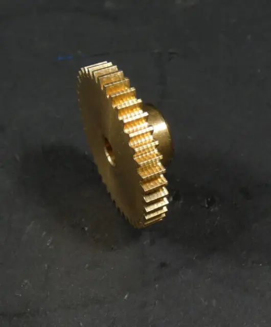 Brass front gear | module 0.7 | 40 teeth | hole Ø 5 mm