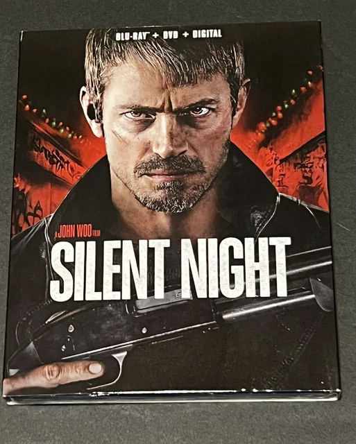 SILENT NIGHT (BLURAY/DVD, 2024) John Woo Joel Kinnaman stylish violent