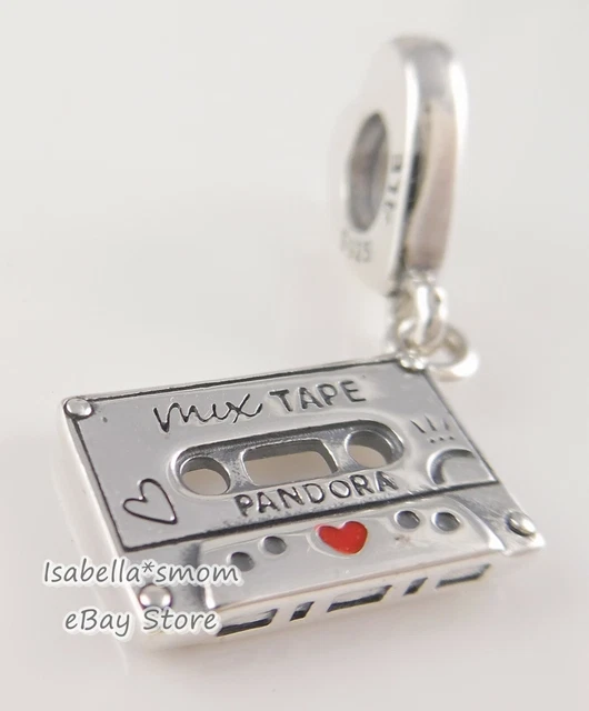 VINTAGE CASSETTE TAPE Genuine PANDORA Love SONGS Heart DANGLE