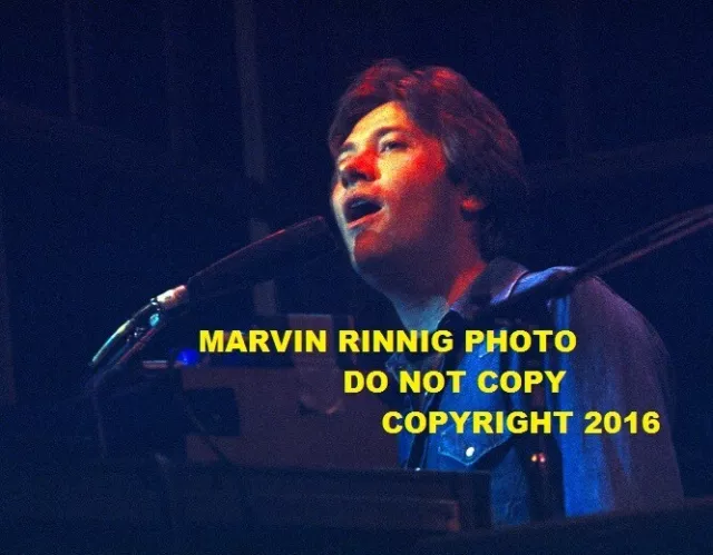 CHICAGO ROBERT LAMM PHOTO 1976  8x11" TERRY KATH - CETERA- RARE L.A. FORUM 1976