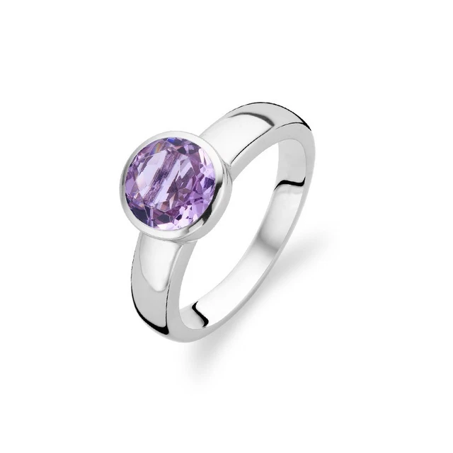 Bague Alliance Ti Sento En Argent Massif 925 Rhodié - Taille 54, Neuve Avec étiquettes