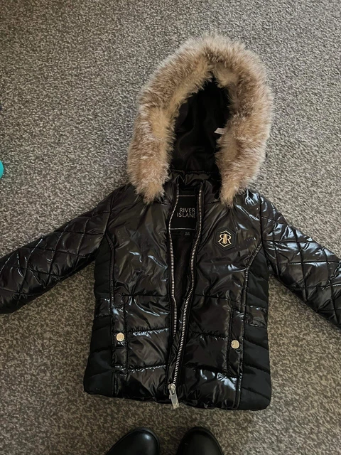 river island girls coat