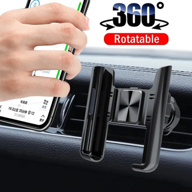 Gravity Car Phone Holder 360° Air Vent Clip Mount Stand For Cell phone Support