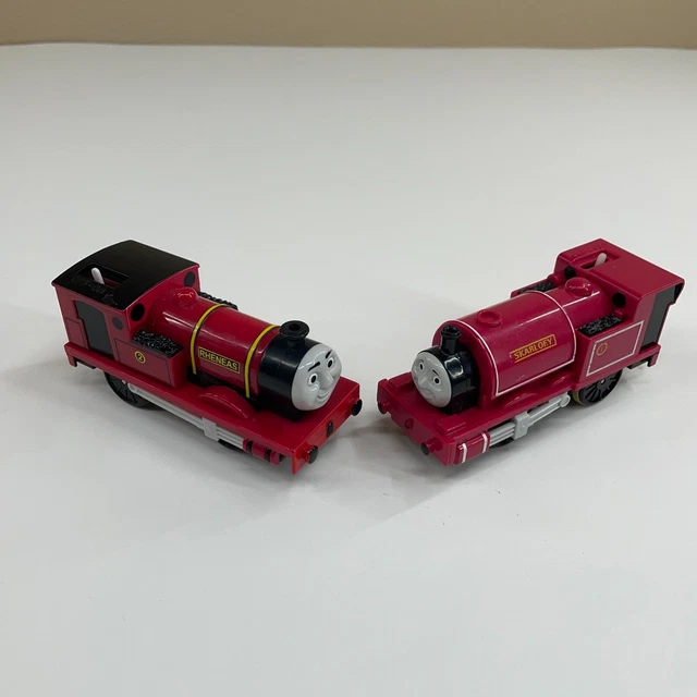THOMAS & FRIENDS Trackmaster Motorized Train Engines Rheneas Skarloey ...