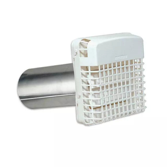 PGH4WXZ 4 in. Dryer Vent Exhaust Hood Louvered with Bird Guard Dundas Jafine