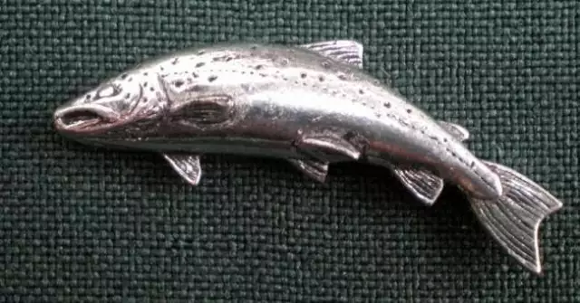 Lachs Anstecknadel Pin F10 Salmon