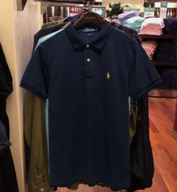 Ralph Lauren❗Herren Poloshirt Polo T-Shirt Tops Freizeithemden mit Logo Baumwoll