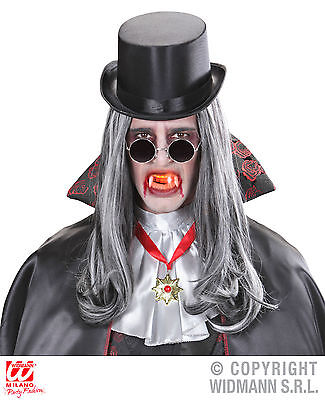 ds Denti Vampiro Dracula Horror Halloween Carnevale Make Up Travestimento dfh 
