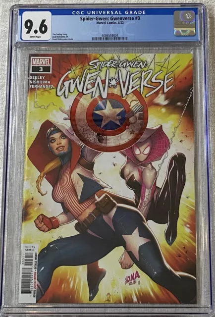 Spider-Gwen Gwenverse #3 (2022 Marvel Comics) 1st Print CGC 9.6