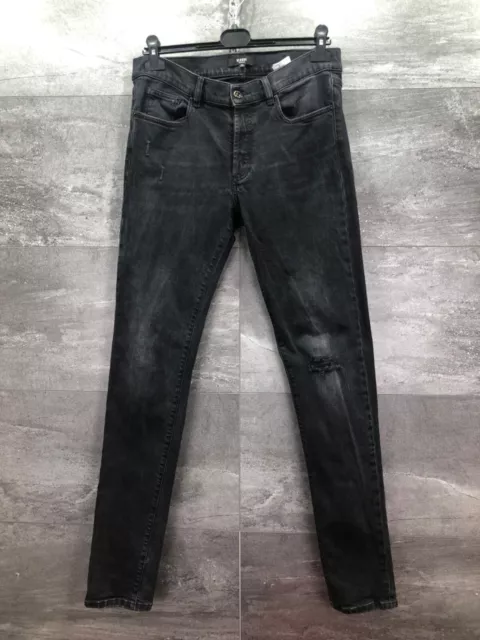 VERSACE Versus Black Men’s Denim Rare Luxury Jeans Pants Logo Size 32