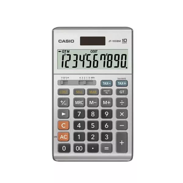 Casio JF100 Professional Desktop Calculator - Silver