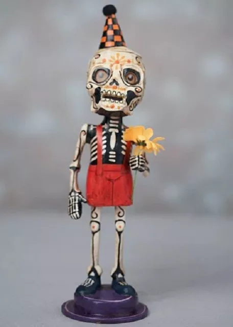 ESC Jorge de Rojas Sugar Skull Skeleton Mateo Luminary Figure Halloween Decor