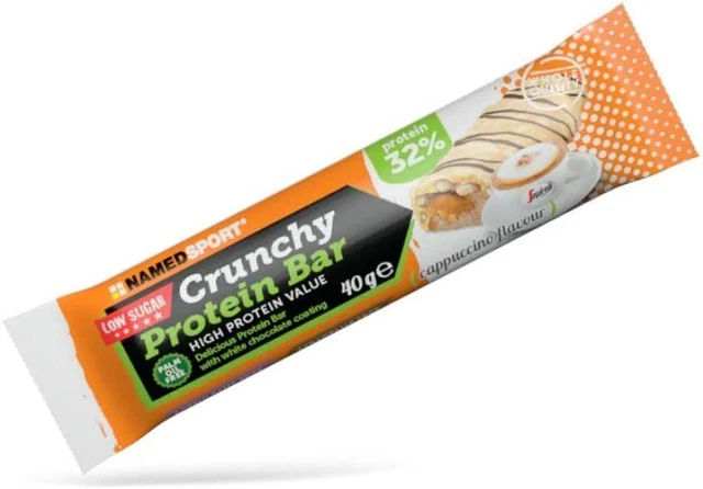 Named Crunchy Protein Bar Confezione 24 Barrette Da (Cappuccino)