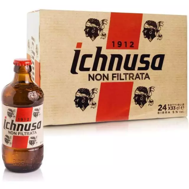 Birra Ichnusa Sarda Non Filtrata Cl.33  X 24 Bottiglie