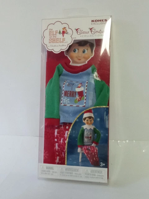 Elf on The Shelf Claus Couture Merry Merry Sweater Costume Outfit Only