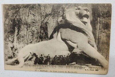 Vtg Postcard Belfort- Le Lion( auvre de Bartholdi) Carte Postale