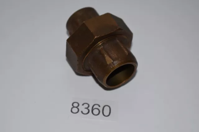 Brass Copper Sweat Tube Union Sweat On Union 1" Mueller  A3013 2