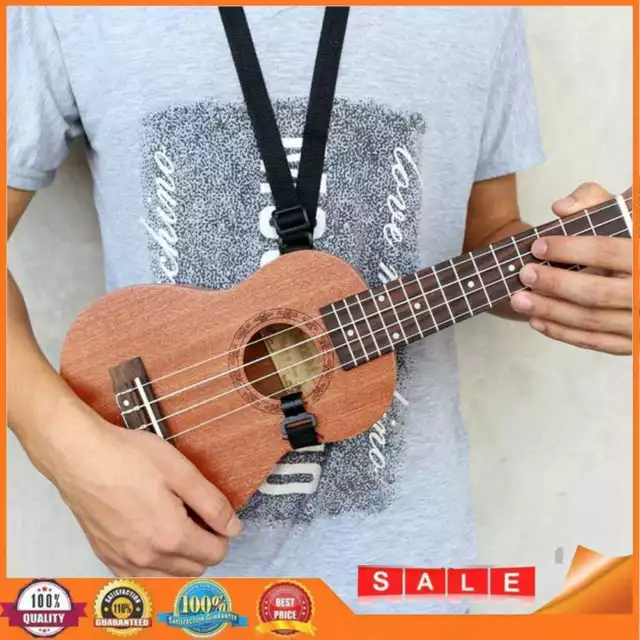 Verstellbare Nylon Neck Strap Sling mit Haken für Ukulele Gitarre Mandoline