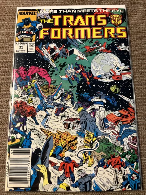 Marvel Comics The Transformers  #41 Comic book. “More than meets the Eye!”
