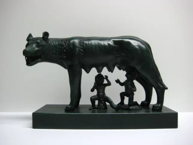 Skulptur - Kapitolinische Wölfin - Romulus & Remus - Ars Mundi
