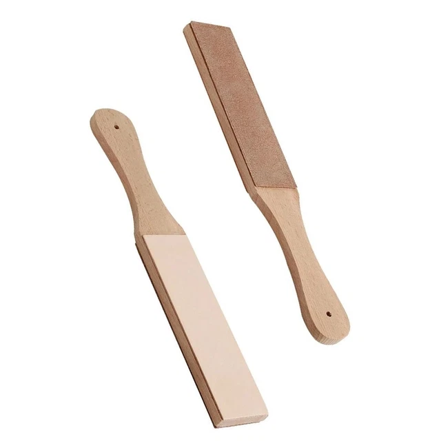 Pour La Plupart Outils Lederhandwerk Manche en Bois Polierbrett Schleifriemen