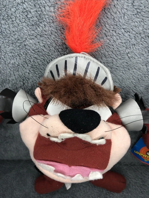 LOONEY TUNES TAZ Toy The Tasmanian Devil Armoured Knight Plush Vintage