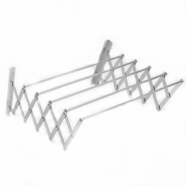 60*80cm Wall Mounted Ready Extendable Drying Rack Airer Towel Folding Dryer