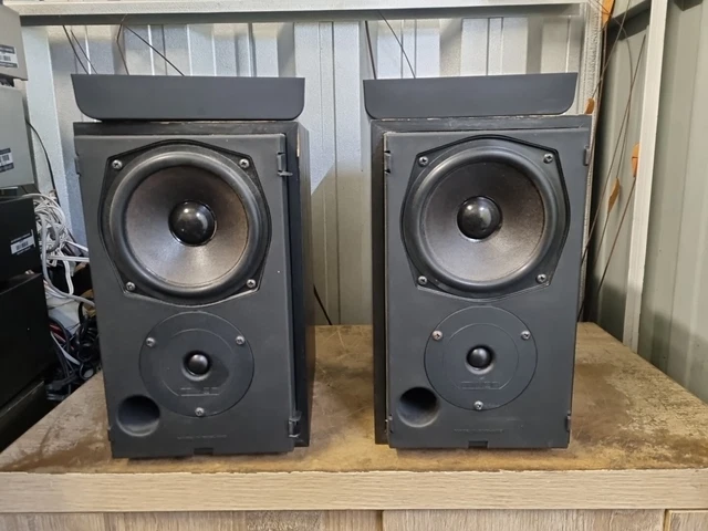Enceintes Bibliothèque KENWOOD LS-550 - Système 3 Voies, 3 Haut-parleurs, Type Bass Reflex - Occasion