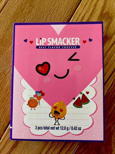 Lip Smacker Story Book Flavored Lip Balm - Berry Much, Candy, Choc-ful - 3pcs