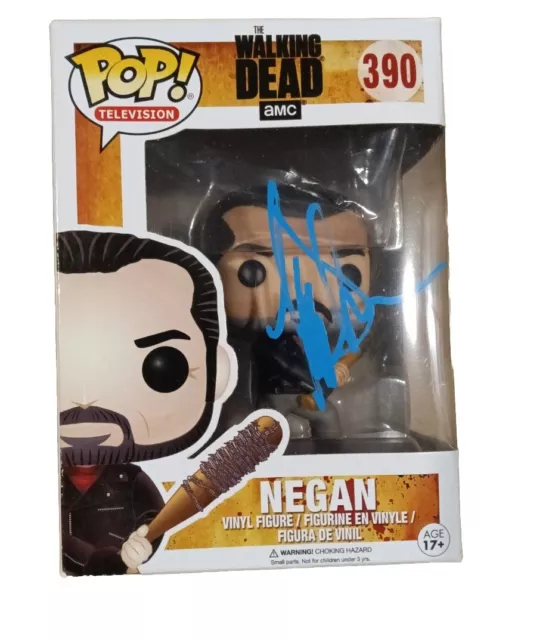Jeffrey Dean Morgan Walking Dead Negan Signed Autographed POP Funko Toy #390