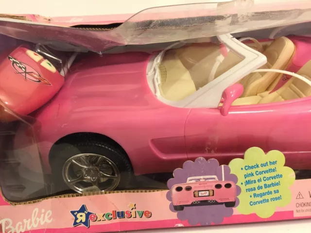 Barbie Chaud Rose GM Corvette Mattel Poupée Voiture Radio Télécommande Véhicule