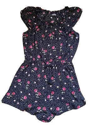 **NEXT GIRLS SUMMER SHORTS OUTFIT *10y PLAYSUIT FLORAL SUMMER AGE 10 YEARS