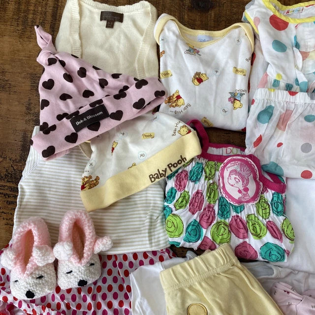 Baby Girls Clothes Bundle Age 0 - 3 Months, Various Brands 20 + Pieces 2