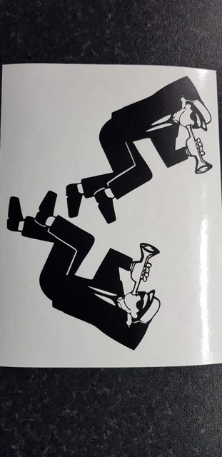 SKA Logo V Two Tone Mod Rude Boy Scooter Vinilo Car Window - México - Foto 4