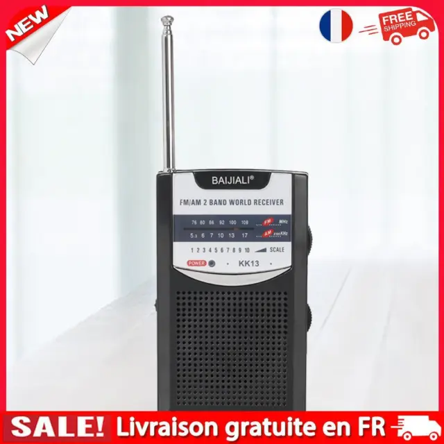 Outdoor Radio Battery Operated Pocket Radio AM/FM for Indoor Home (KK13)